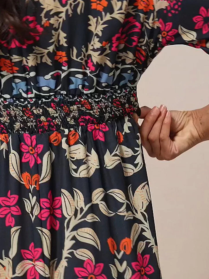 Carmen | Vestido maxi floral