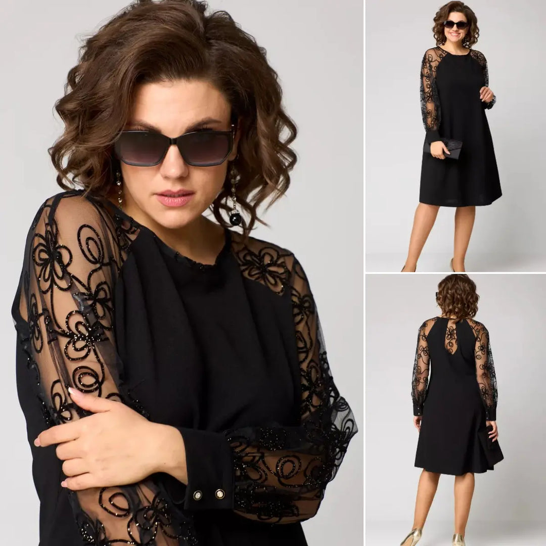 Ximena | Vestido midi clásico