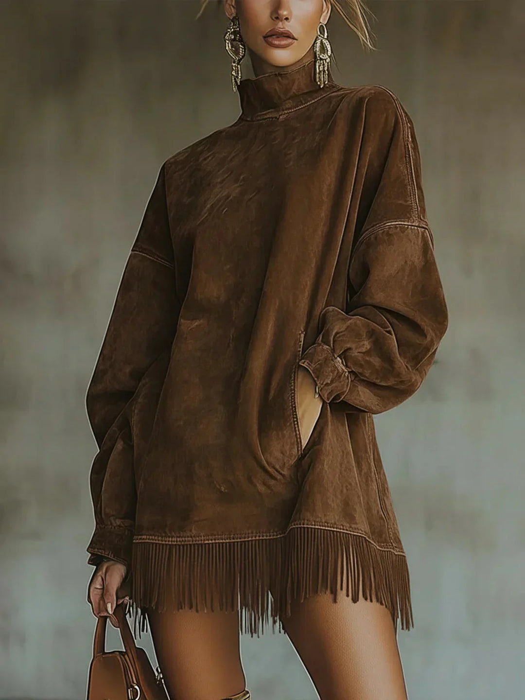 Asela | Vestido De Ante