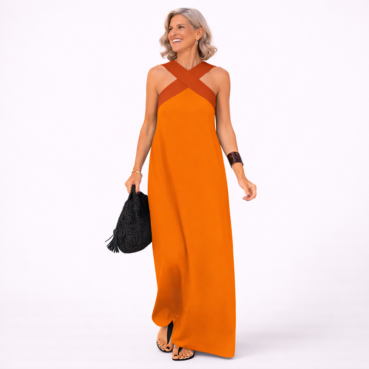 Constanza | Vestido con corte cruzado