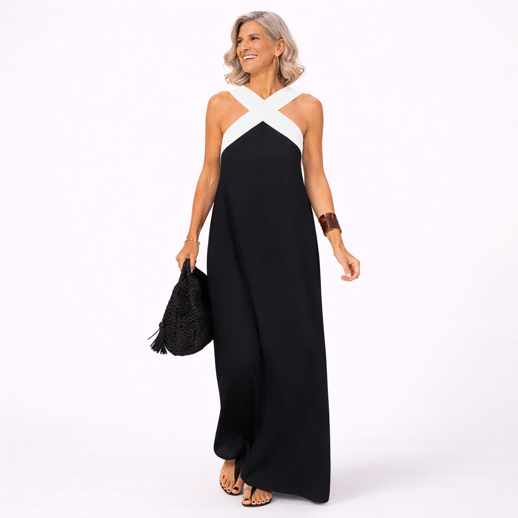 Constanza | Vestido con corte cruzado