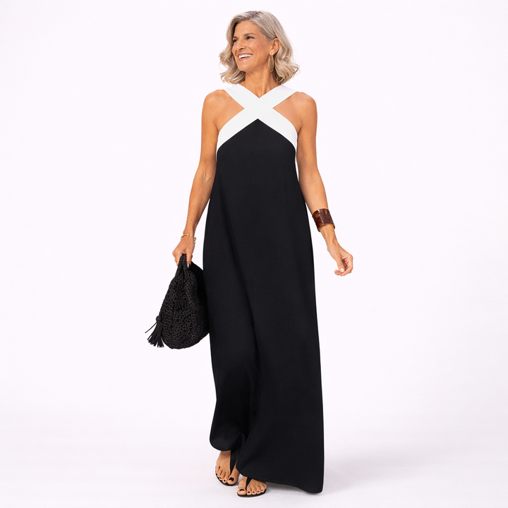 Constanza | Vestido con corte cruzado