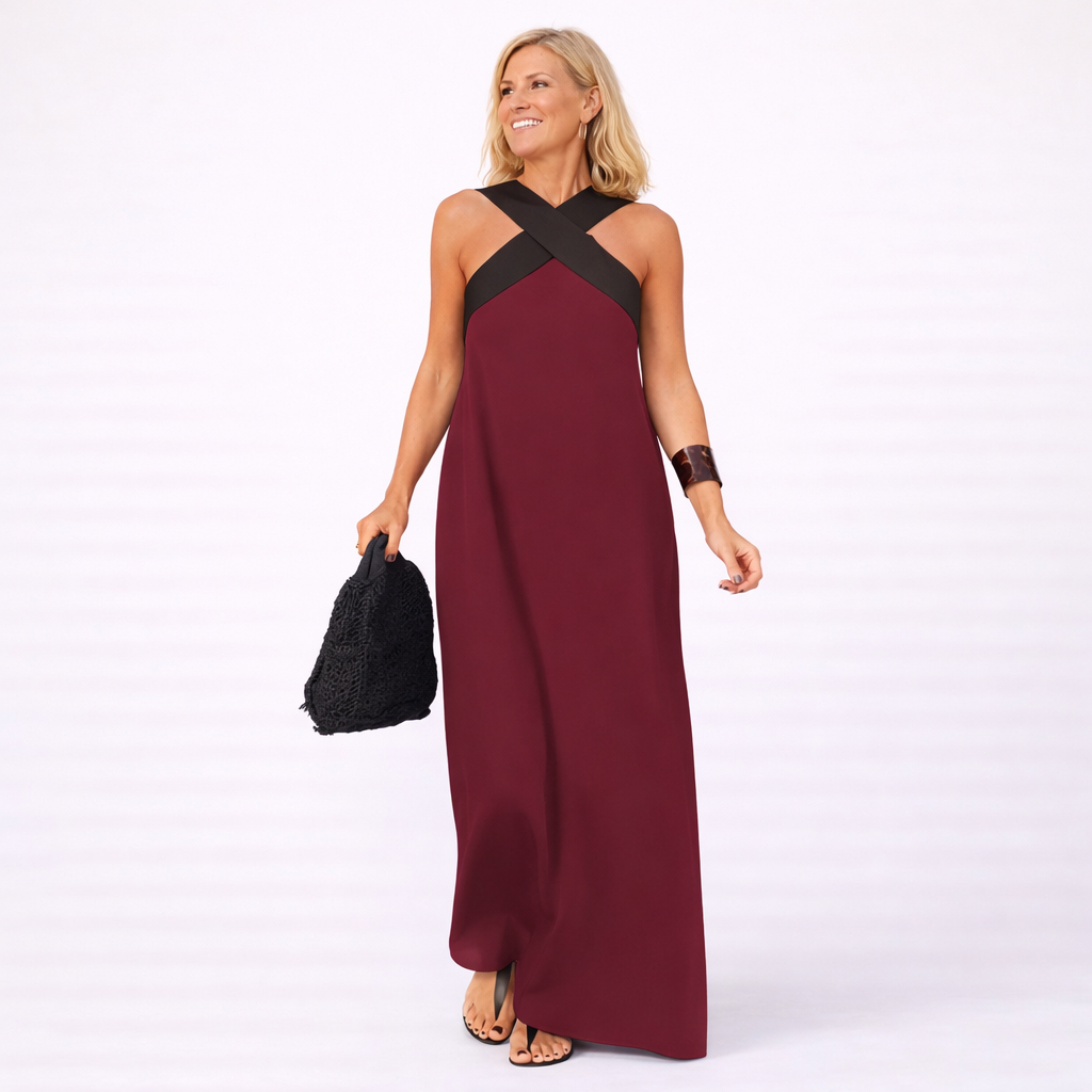 Constanza | Vestido con corte cruzado
