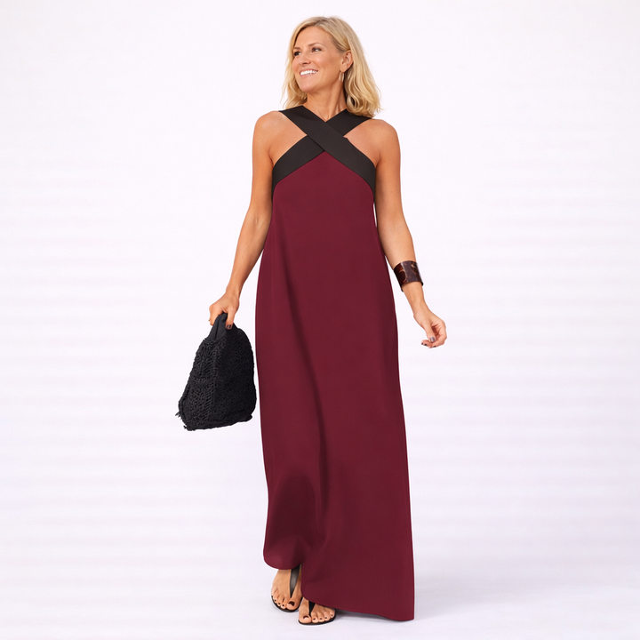 Constanza | Vestido con corte cruzado