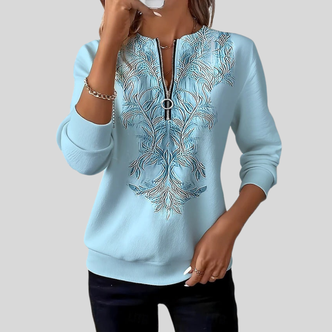 Yona | Zip-up Sweater