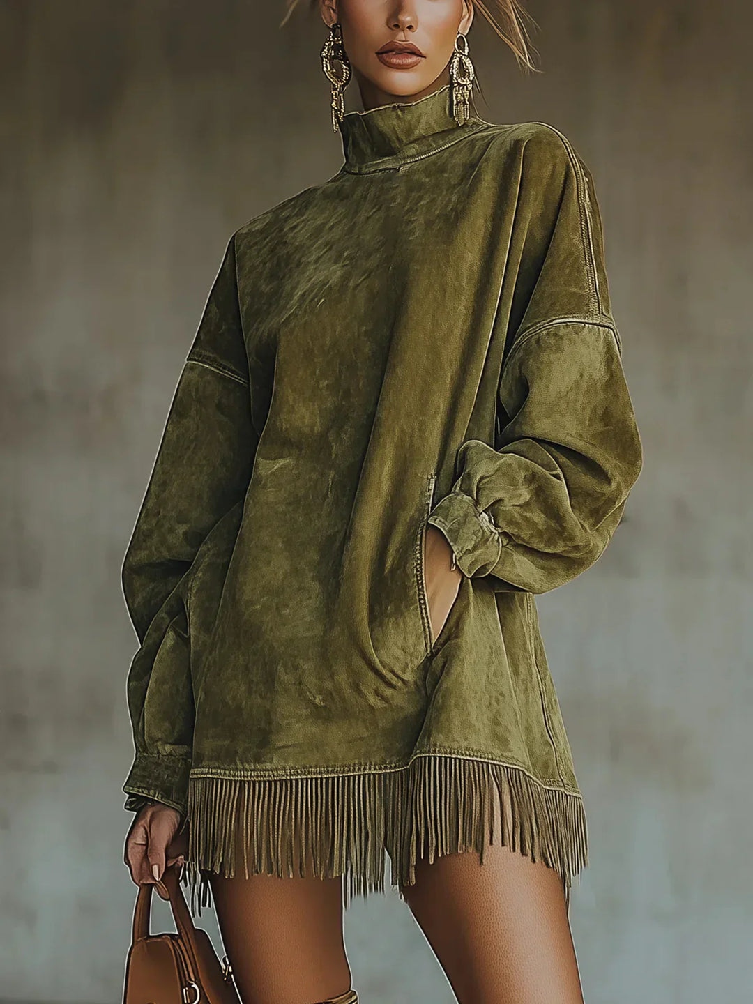 Asela | Vestido De Ante