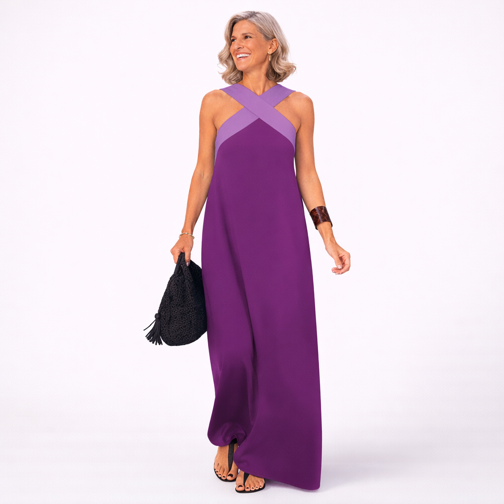 Constanza | Vestido con corte cruzado