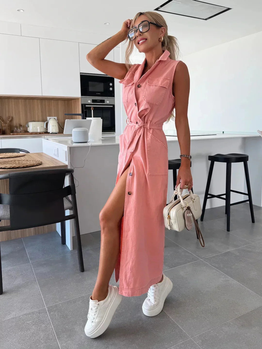Rosario | Vestido maxi de denim