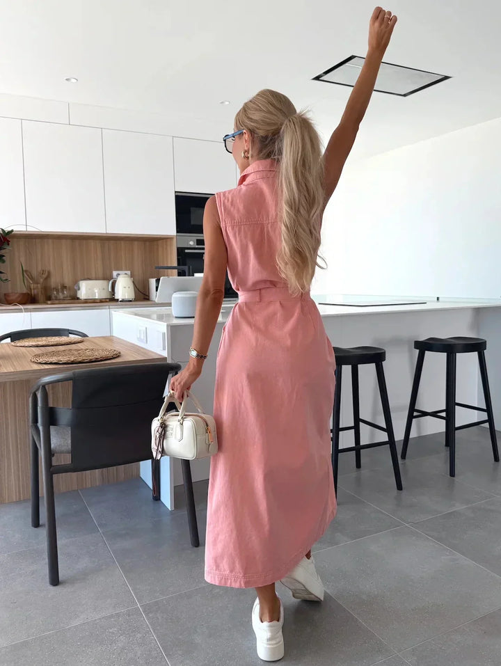 Rosario | Vestido maxi de denim