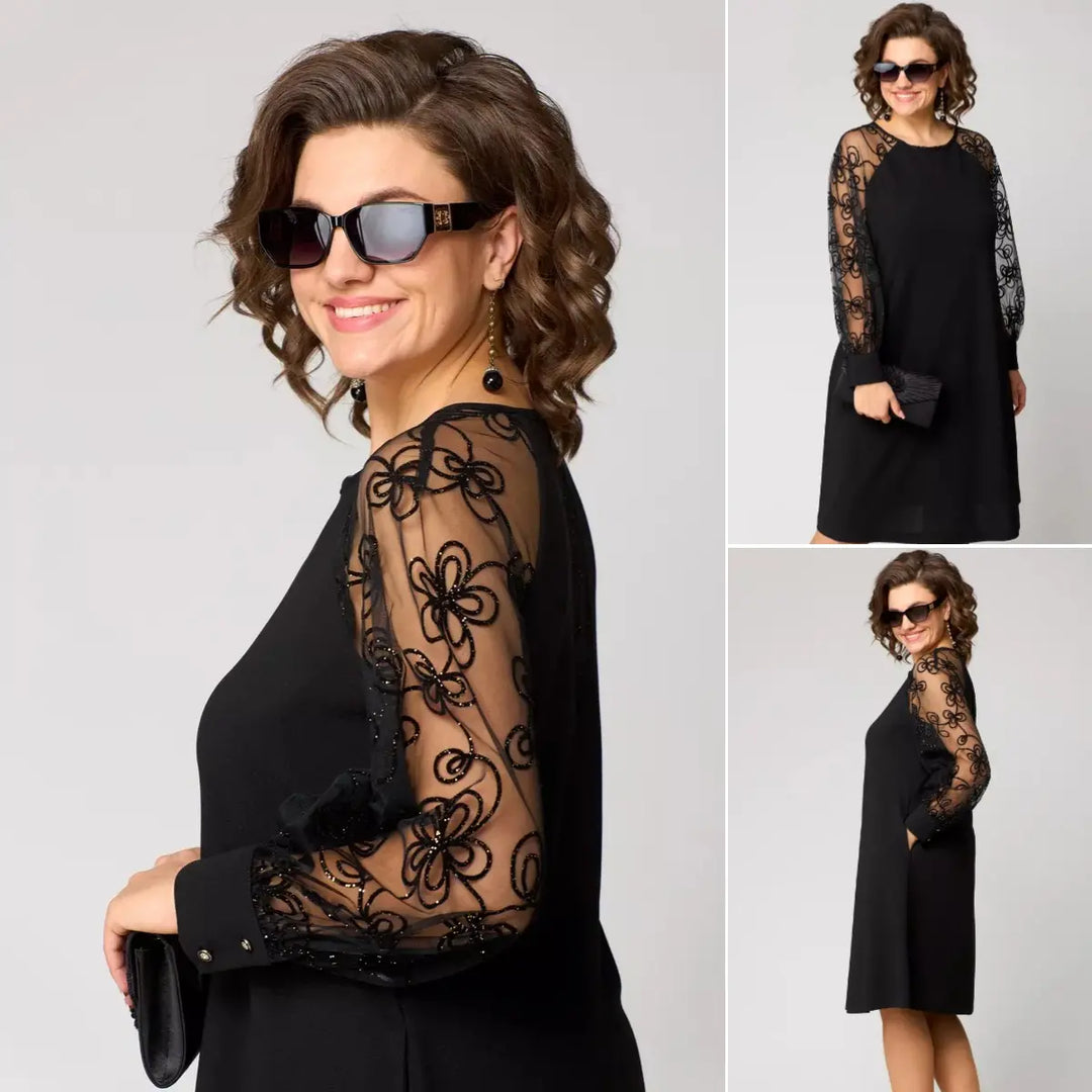 Ximena | Vestido midi clásico